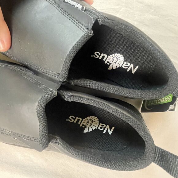 Nautilus Safety Footwear Ergonomics N110 Work Shoes Mens 8.5 M Black Hard Toe - Picture 6 of 11